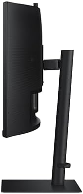 SAMSUNG 34' ViewFinity S65VC Series Ultrawide QHD Curved Monitor, Built-in FHD Camera, HDR10, 100Hz, 350 nit, USB- C, Adjustable Stand, Intelligent Eye Care, LS34C654VANXGO, Black