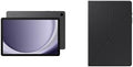 SAMSUNG Galaxy Tab A9+ 10.9' + Galaxy Tab A9+ Book Cover (Black) 128GB Android Tablet, Big Screen, Quad Speakers, Upgraded Chipset, Multi Window Display, Slim, Durable, US Version, 2023, Graphite