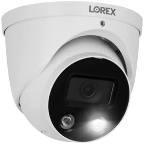 Lorex N4K2SD-84WD-2 4K 8-Channel Fusion NVR System with 4 Smart Deterrence and Mask Detection Security Cameras
