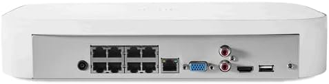 Lorex N4K2SD-84WD-2 4K 8-Channel Fusion NVR System with 4 Smart Deterrence and Mask Detection Security Cameras
