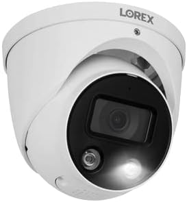 Lorex N4K2SD-84WD-2 4K 8-Channel Fusion NVR System with 4 Smart Deterrence and Mask Detection Security Cameras