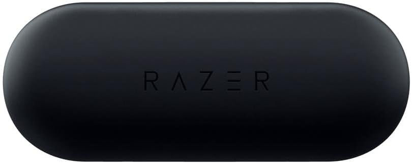 Razer Hammerhead True Wireless (2nd Gen) Bluetooth Gaming Earbuds: Chroma RGB Lighting -60ms Low-Latency- Active Noise Cancellation - Dual Environmental Noise Cancelling Microphones- Classic Black