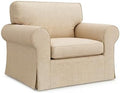Ektorp Chair Cover Replacement for IKEA Ektorp Armchair Cover,Ektorp Chair Slipcover, Ektorp Cover Only!(Daily Beige)