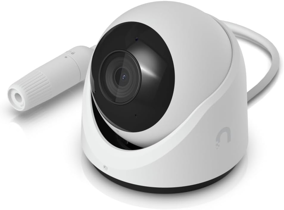 Ubiquiti UniFi G6 8 Megapixel 4K Network Camera - Color - Turret - White