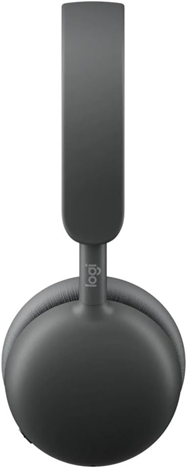 Logitech Zone Wireless 2 ES - Noise-Canceling Wireless Headset with Adaptive Hybrid ANC, Bluetooth, Graphite