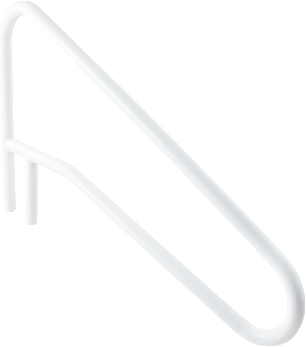 VEVOR Pool Rail, 54 x 32 inch Pool Handrail, 220 lbs Load Capacity Heavy Duty Stainless Steel Swimming Handrail, Seamless Welding, Recessed or Base Mount, for Poolside, Water Parks, Spa Centers