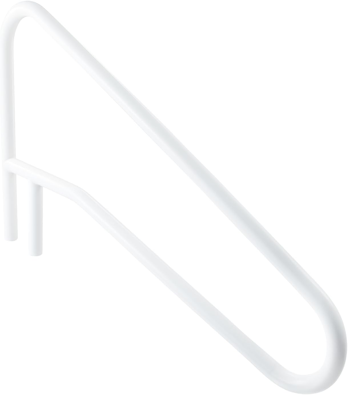 VEVOR Pool Rail, 54 x 32 inch Pool Handrail, 220 lbs Load Capacity Heavy Duty Stainless Steel Swimming Handrail, Seamless Welding, Recessed or Base Mount, for Poolside, Water Parks, Spa Centers
