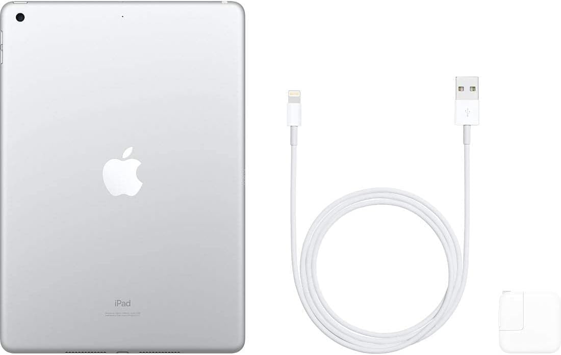 Apple 2019 iPad 7th Gen (10.2-inch, Wi-Fi, 32GB) Silver (Renewed)