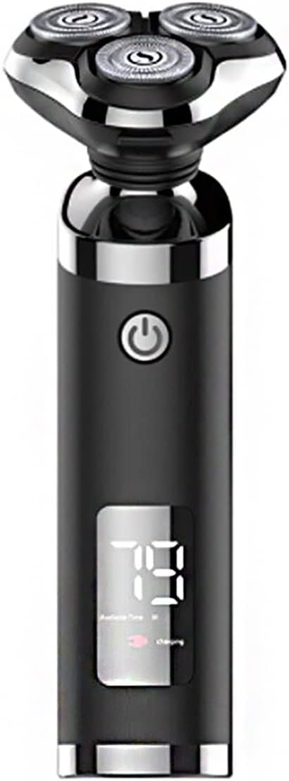 Electric Razor for Men, LCD Display Powerful Rotary Electric Shaver Wet Dry Beard Electric Razor For Men Rechargeable Facial Shaving Machine Kit