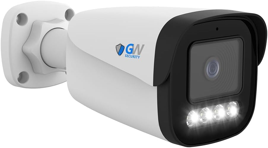 GW Security UltraHD 4K Face Recognition Two-Way Audio 32 Channel Security Camera System with 32 x 8MP Real-Time Full Color Night Vision Outdoor & Indoor AI PoE Bullet Cameras, NDAA & TAA Compliant