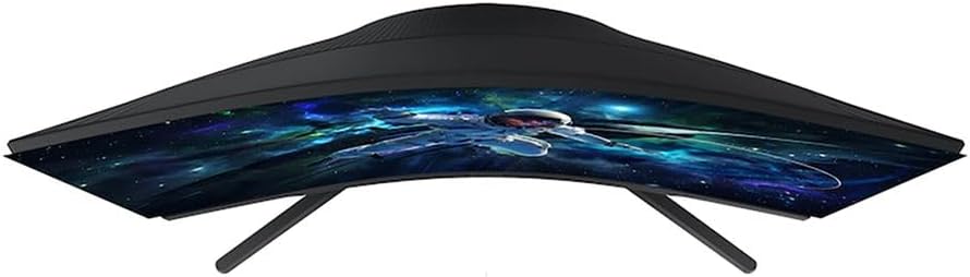 Samsung 32' Odyssey G5 QHD (2560 x 1440) 165Hz Curved Gaming Monitor, 1ms Response Time, AMD FreeSync LS32CG554ENXZA, DisplayPort Cable Included