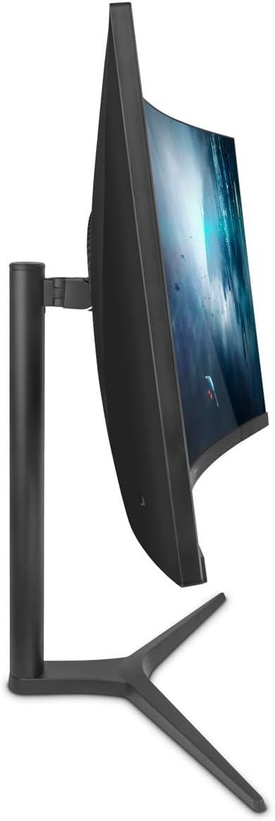 YEYIAN 34' Ultrawide Curved Gaming Monitor, 180Hz, 1ms, WQHD 3440×1440, 1500R VA Panel, sRGB 129%, DCI‑P3 92%, FreeSync, HDR10, HDMI×2, DP1.4×2, Tilt Adjustable