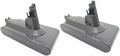 25.2V 12800MAh Screw-Mounted Vacuum Cleaner Lithium-ion Battery Suitable Compatible for Dyson SV14 V11Absolute V11Animal V11Torque(2PCS 9800mAh)