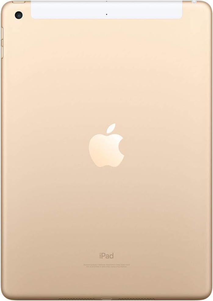 Apple 2017 iPad (9.7-inch, WiFi + Cellular, 32GB) - Gold (Renewed)