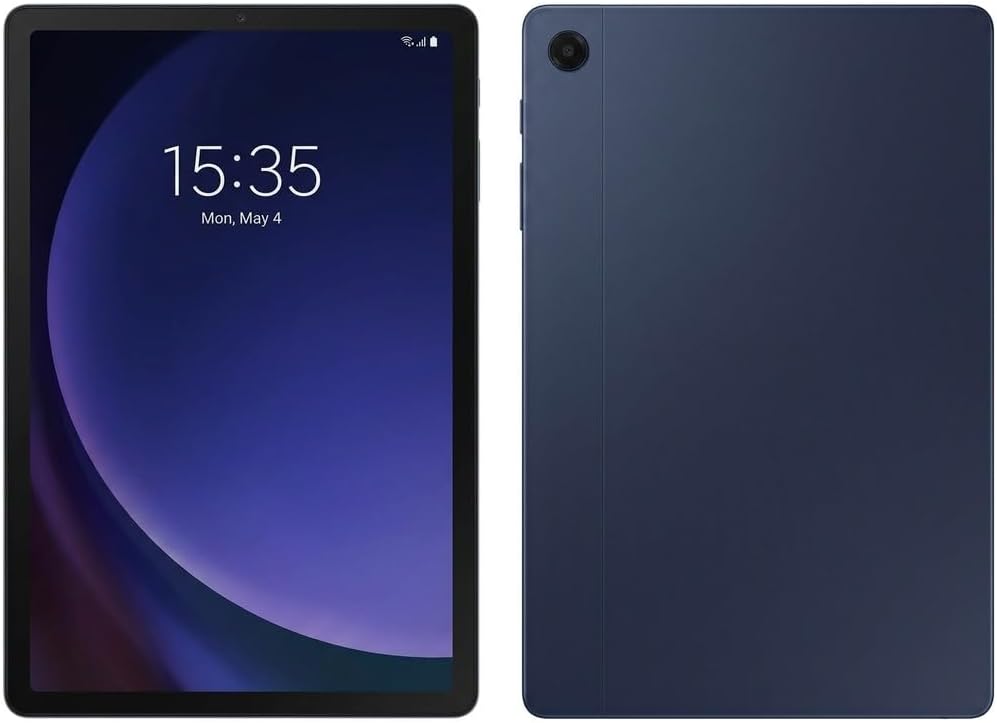 Samsung Galaxy Tab A9+ Plus (128GB, 8GB) 11.0' Android Wi-Fi Tablet, All Day Battery, Snapdragon 695 (6nm), 4-Speakers, International Model X210 (w/Fast Charger, Navy)
