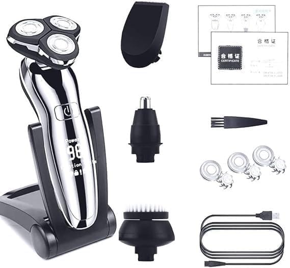 Electric Razor for Men's, Men's Electric Shaver,Electric Shaver for Men,Beard and Mustache Trimmer,Washable and USB Charging Shaving Machine