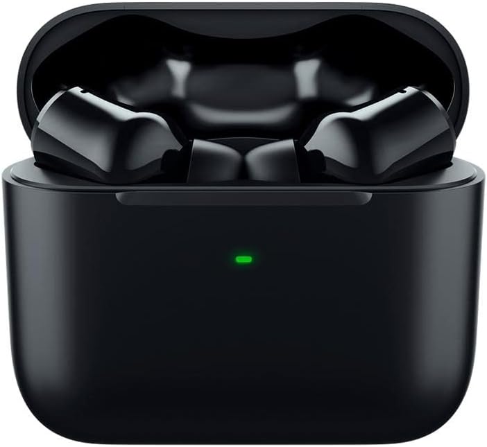 Razer Hammerhead True Wireless (2nd Gen) Bluetooth Gaming Earbuds: Chroma RGB Lighting -60ms Low-Latency- Active Noise Cancellation - Dual Environmental Noise Cancelling Microphones- Classic Black