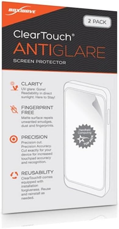 BoxWave Screen Protector Compatible with Alienware Curved PC Gaming Monitor AW3423DW (34 in) - ClearTouch Anti-Glare (2-Pack), Anti-Fingerprint Matte Film Skin