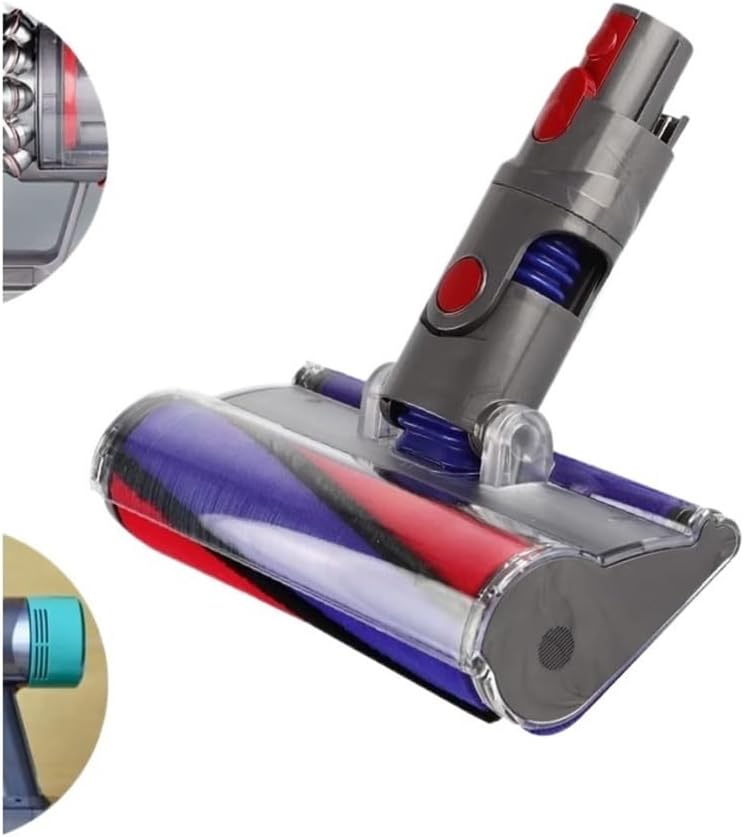 Soft Roller Cleaner Head Replacement Parts Compatible For Dyson V7 V8 V10 V11 SV10 SV11 SV12 SV14 SV15 SV16 Cordless Vacuum Cleaner