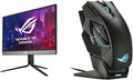 ASUS 17.3' 240Hz Portable Gaming Monitor, ROG Spatha X 19000 DPI Wireless Gaming Mouse with Magnetic Charging Stand Bundle