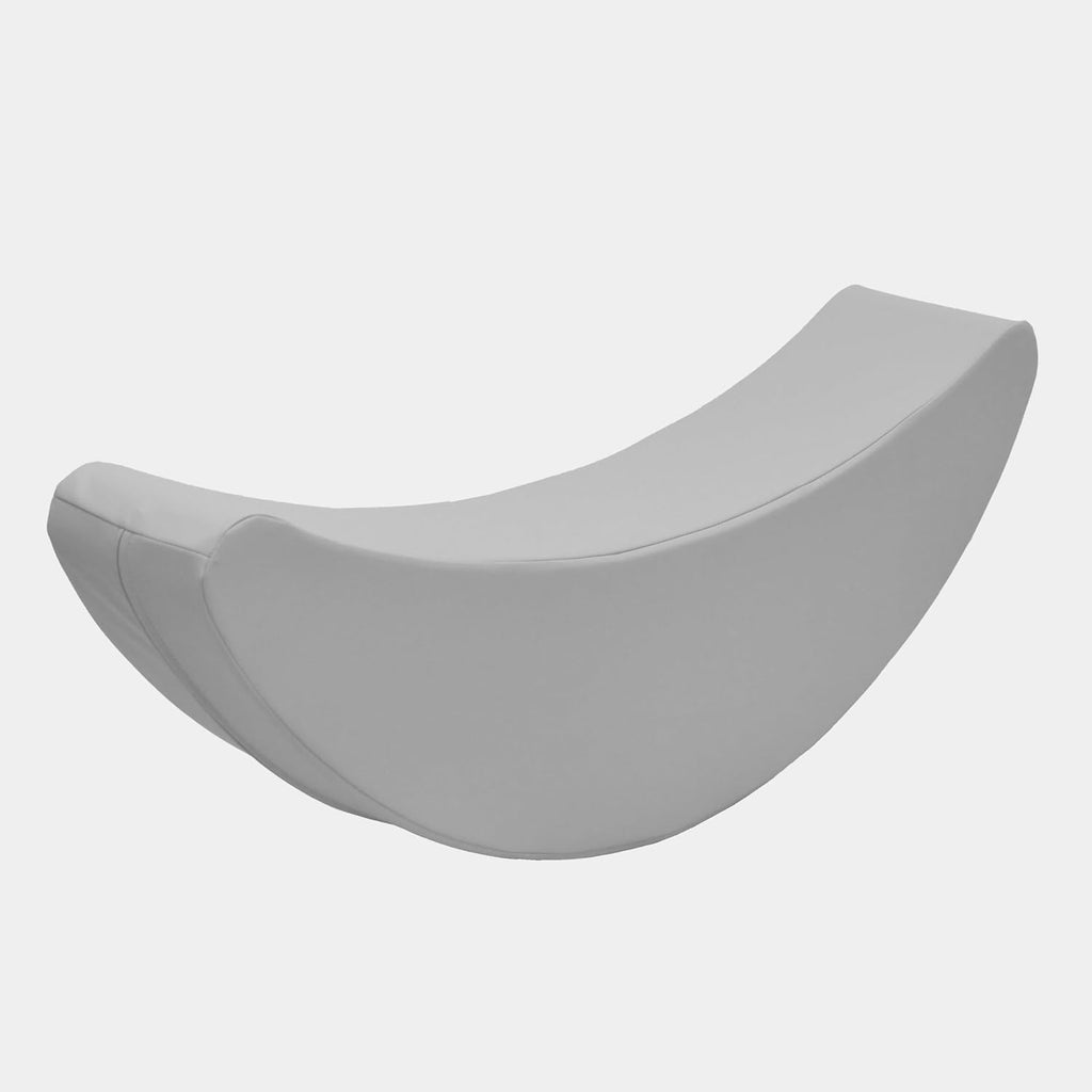 Children's Factory Happy Rocker, Flexible Classroom Seating, Active Seating for Young Learners, Banana Chairs for Kids, Gray