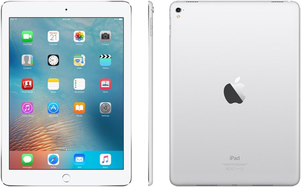 Apple iPad Pro 12.9in Tablet (256GB Wi-FI, Silver)(Renewed)