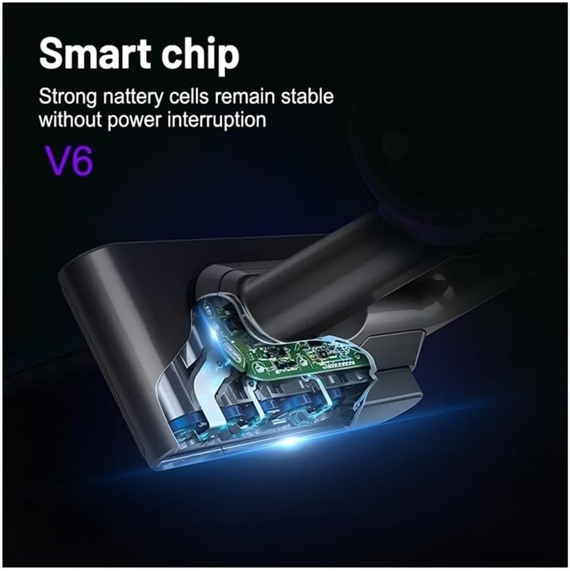 6000/8000/9800/12800mAh Replacement Battery for Cordless Vacuums | Compatible with V6 V7 V8 V10 V11 Vacuum Models(V11 9.8Ah)