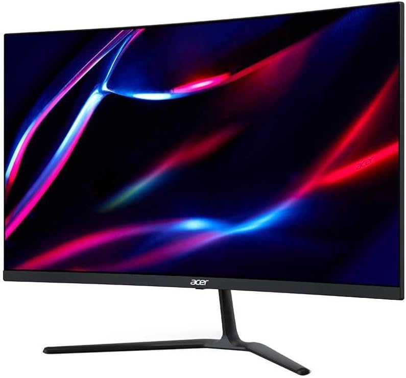 Acer 27' 2560 x 1440 QHD Gaming Monitor | AMD FreeSync Premium | 170 Hz Refresh Rate | 1500R Curved Design | 1 x Display Port 1.4 & 2 x HDMI 2.0 Ports(Cable Included)