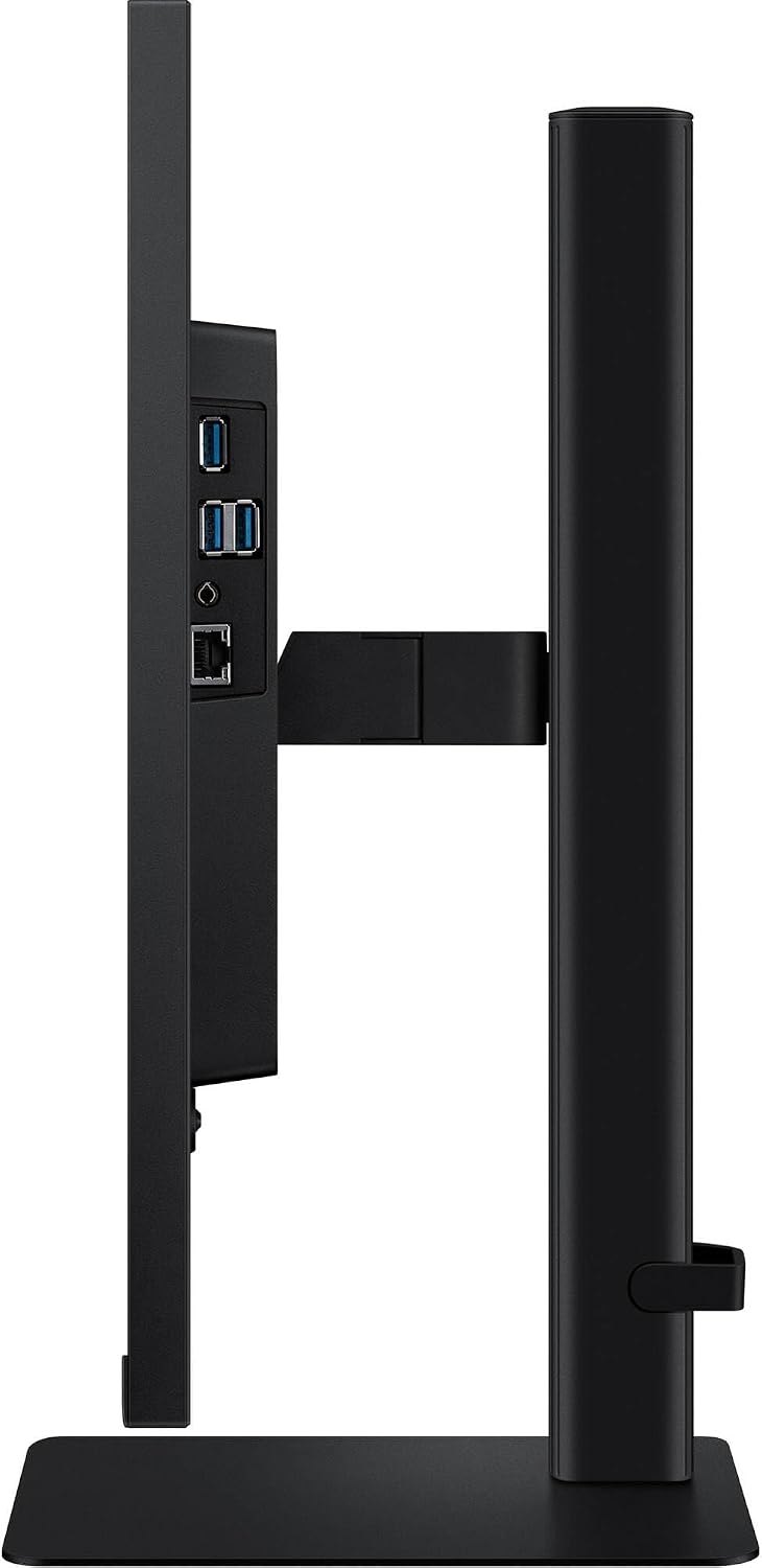Samsung 32' ViewFinity S8 (S80UD) 4K UHD VA Monitor with HDR10, Built-in KVM Switch, USB-C, Anti Glare, Flicker Free, VESA Mount (100 mm), Displayport, HDMI & DKZ Port Expander, Black (LS32D802UANXGO)