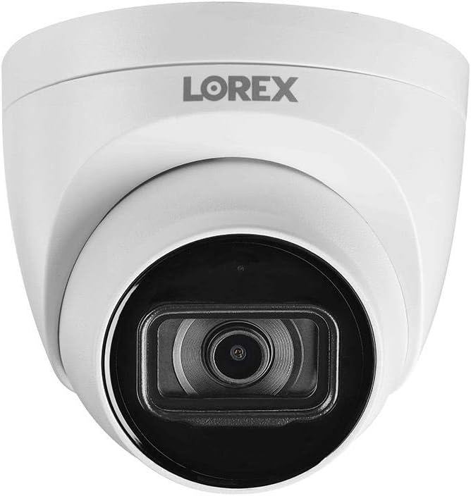 Lorex Technology N4K3-168WD 16 Channel 3TB 4K Fusion NVR System with Eight 4K (8MP) IP Dome Cameras with Listen-in Audio, 130ft Night Vision, Color Night Vision,8 Dome