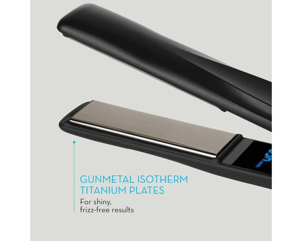 Neuro by Paul Mitchell Halo 1' Titanium Flat Iron, Adjustable Heat Settings, for Advanced Straightening + Curling