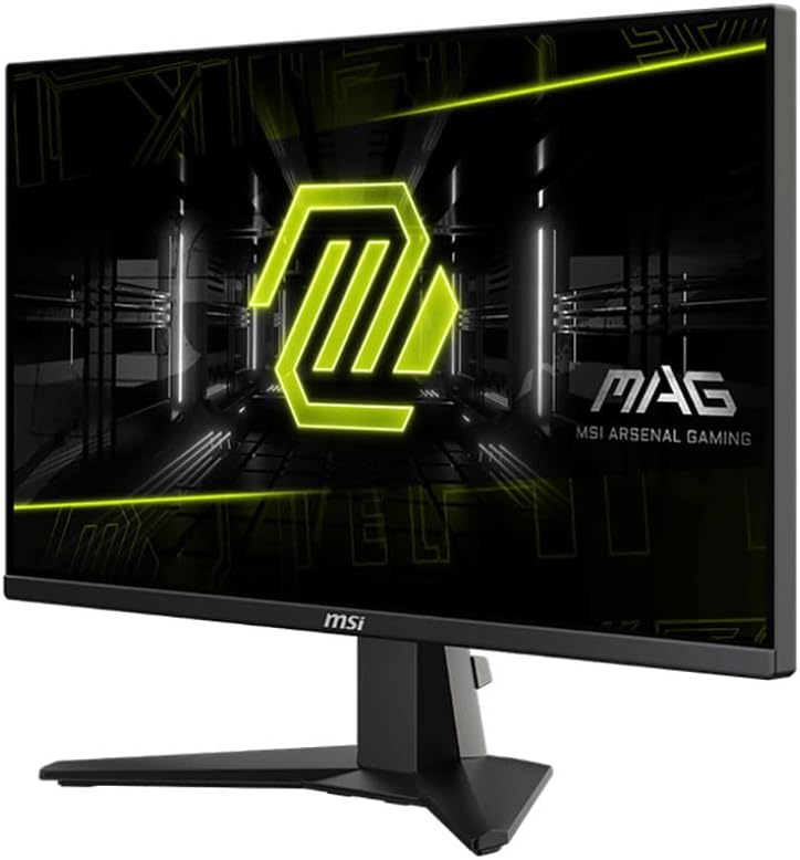 msi MAG 255XF 25-inch 1920 x 1080 (FHD) Curved Monitor, 300Hz, Adaptive Sync, HDMI, DisplayPort, VGA Port, VESA Mountable, Tilt, Speaker, Slim Bezel, 0.5ms, Black