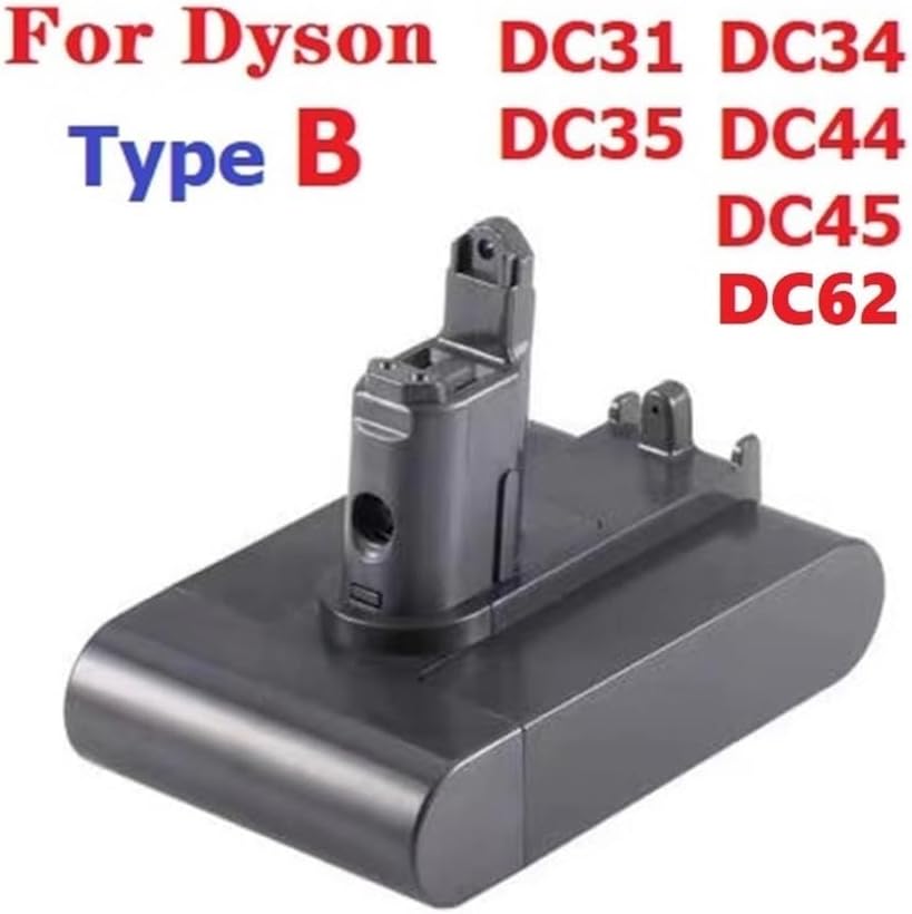 OUTMX 22.2V Compatible for Dyson Battery Type-B DC31 DC34 DC35 DC44 DC45 DC72 DC74 V6 V7 V8 V10 Vacuum Cleaner Rechargeable Batteries(V11-6000mAh)