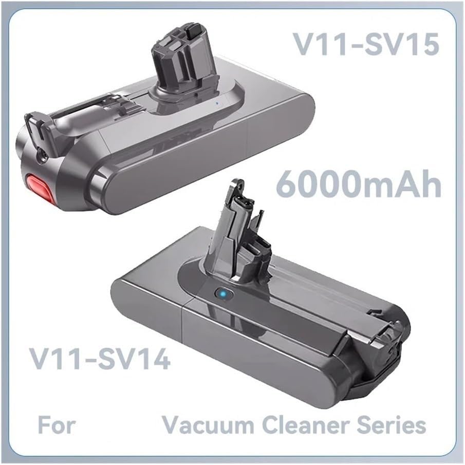25.5V 6000mAh Battery Compatible for Dyson V11 Absolute Extra V11 Absolute V11 Animal V11-SV14,V11-SV15 Battery(SV14 1pc 6.0Ah)