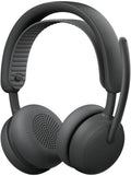 Logitech Zone Wireless 2 ES - Noise-Canceling Wireless Headset with Adaptive Hybrid ANC, Bluetooth, Graphite