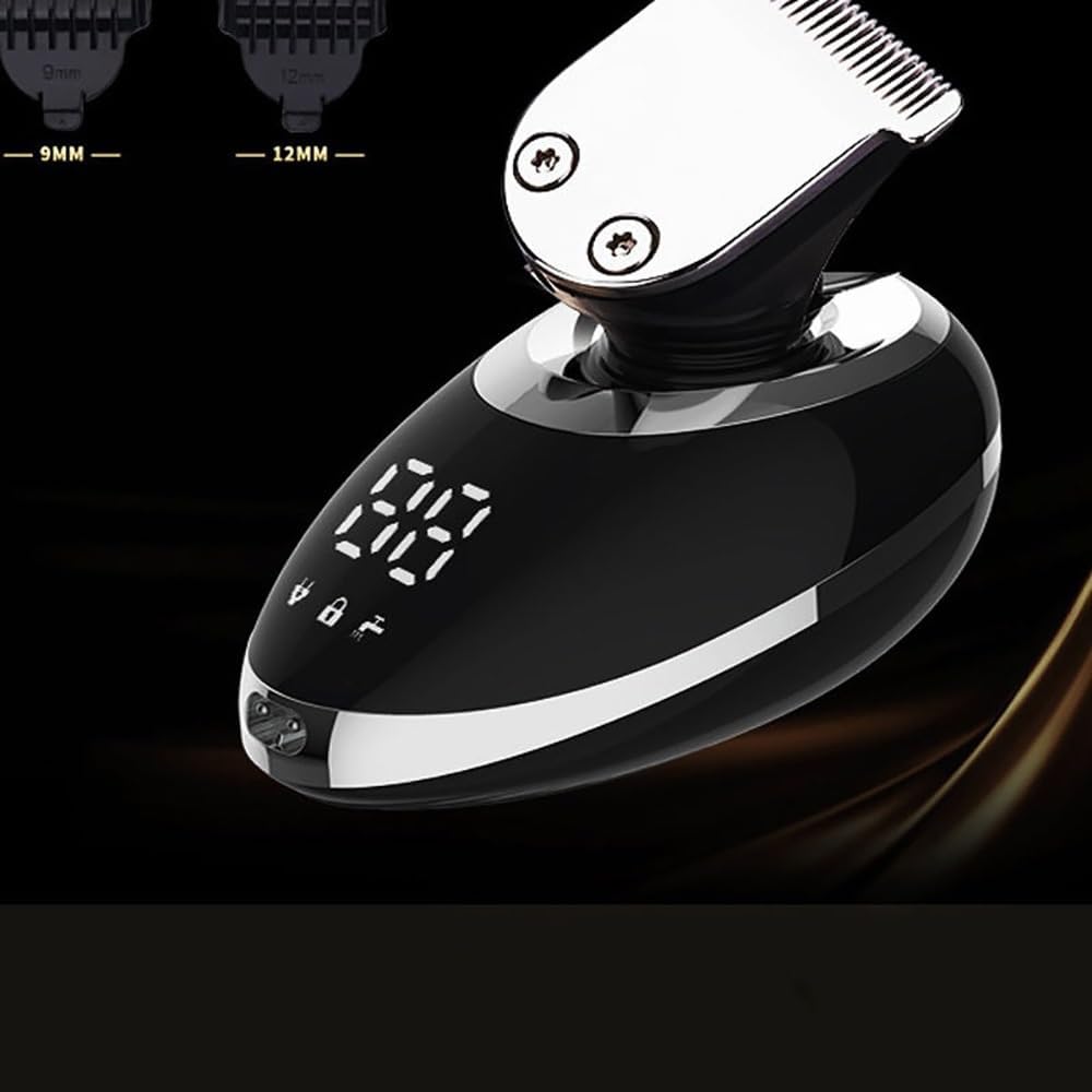 Head Shaver for Men, 5 in 1 Grooming Kit Facial Body Electric Shaver for Men Rechargeable Beard Electric Razor Bald Head Shaving Machine Waterproof