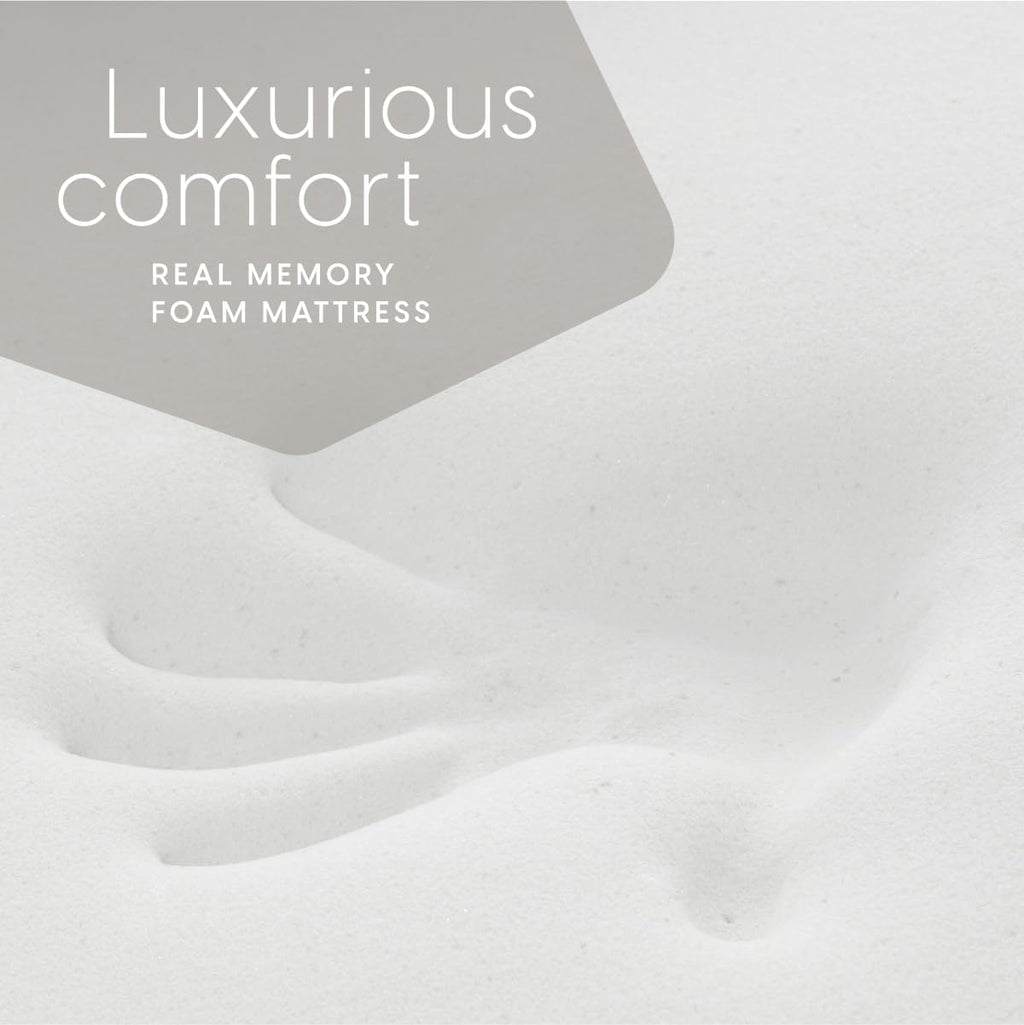 Milliard Full Size Futon Mattress, Light Grey, 71 x 52 x 6 Inch, Memory Foam Futon Mattress Full Size, CertiPUR-US, Comfy Sofa Bed, Couch, Removable Washable Hypoallergenic Cover, Frame Not Included