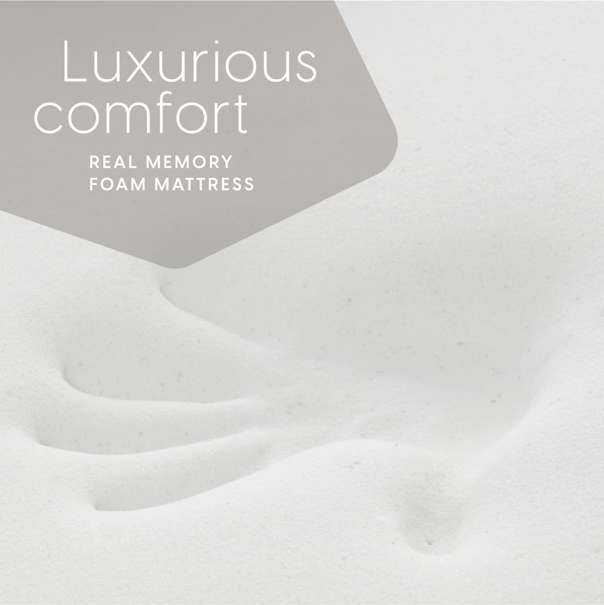 Milliard Full Size Futon Mattress, Light Grey, 71 x 52 x 6 Inch, Memory Foam Futon Mattress Full Size, CertiPUR-US, Comfy Sofa Bed, Couch, Removable Washable Hypoallergenic Cover, Frame Not Included