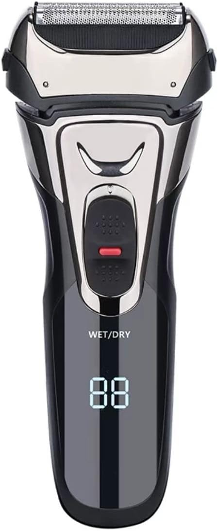 JYYBN Foil Shavers for Men, Cordless Men's Electric Razor, Wet & Dry Face Close Shave for Men with Pop-up Trimmer, Waterproof USB Rechargeable for Travel