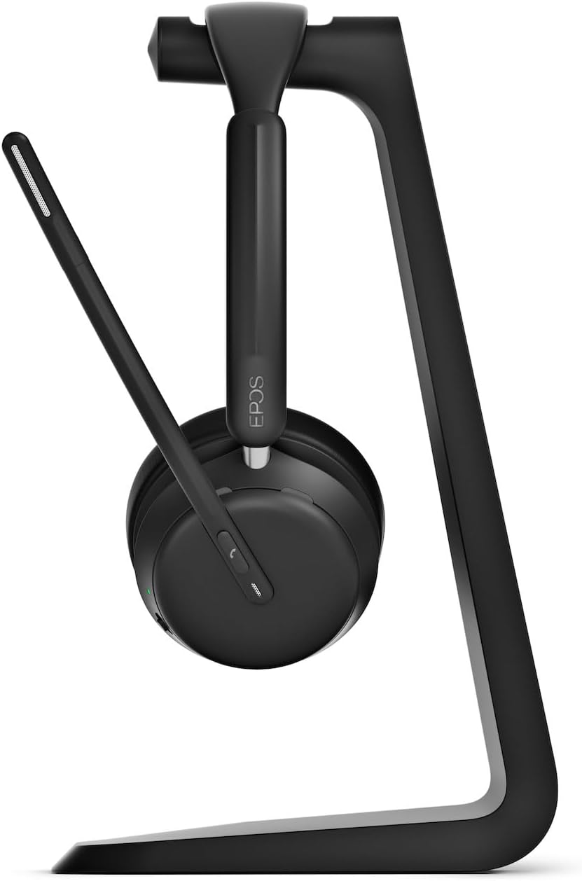 EPOS Impact 1061 Advanced Wireless Headset for PC with Noise-Canceling Mic, EPOS AI Voice Clarity, Super Wideband Audio, BrainAdapt Comfort, Durable for Office & Business Professionals