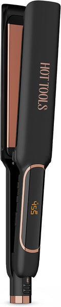 HOT TOOLS Professional Rose Gold Digital Extra Long Flat Iron, 1-1/2 inch
