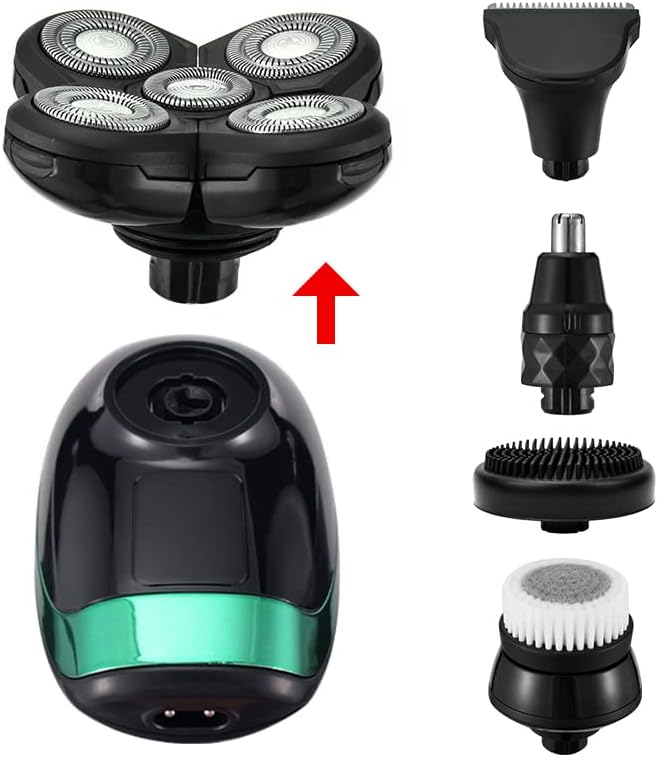 Electric Razor for Men, Multi Grooming Kit Digital Display Electric Shaver Hair Trimmer Beard Electric Razor Wet Dry Men Facial&Body Shaving Machine ( Color : Package A )