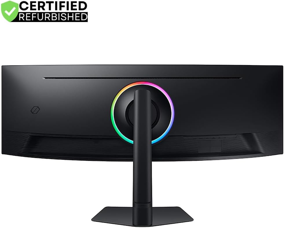 Samsung (Refurbished LS49CG954E 49 inch Odyssey G9 G95C DQHD 240Hz 1ms(GtG) DisplayHDR 1000 Curved Gaming Monitor Bundle with 2 YR CPS Enhanced Protection Pack (Renewed)