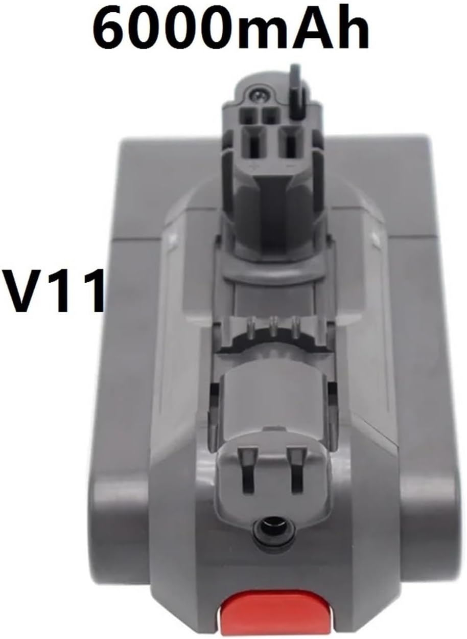 Vacuum Cleaner 25.2V 6000mAh Snap-in Rechargeable Battery Replacement. Compatible for Dyson V11