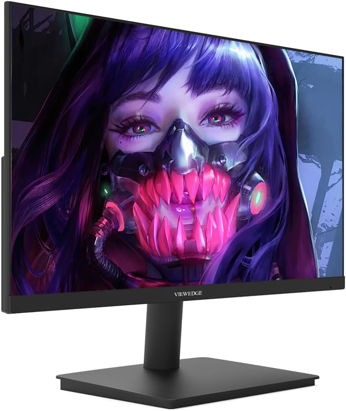 Viewedge 24 Inch Gaming Monitor 1080p 144hz, IPS 1ms FHD Computer Monitor with 110% sRGB, Bluelight Filter, HDMI & VGA Port, Support Wall Mount