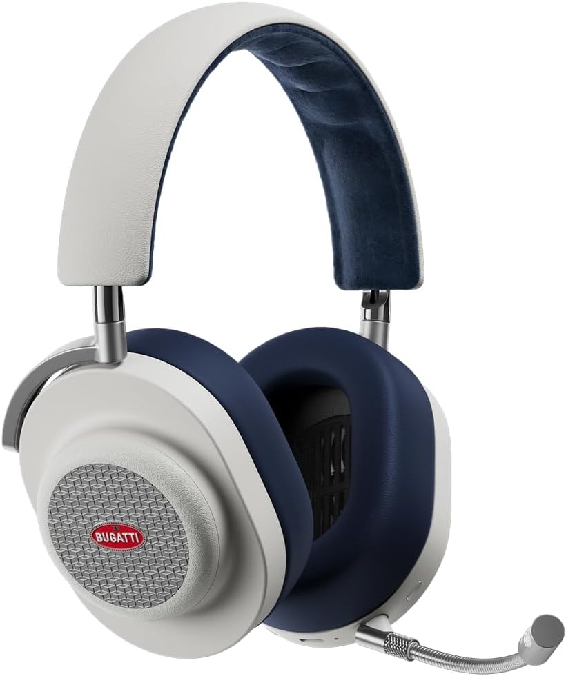 MASTER & DYNAMIC MG20 Gaming Headphone White/Blue - Bugatti