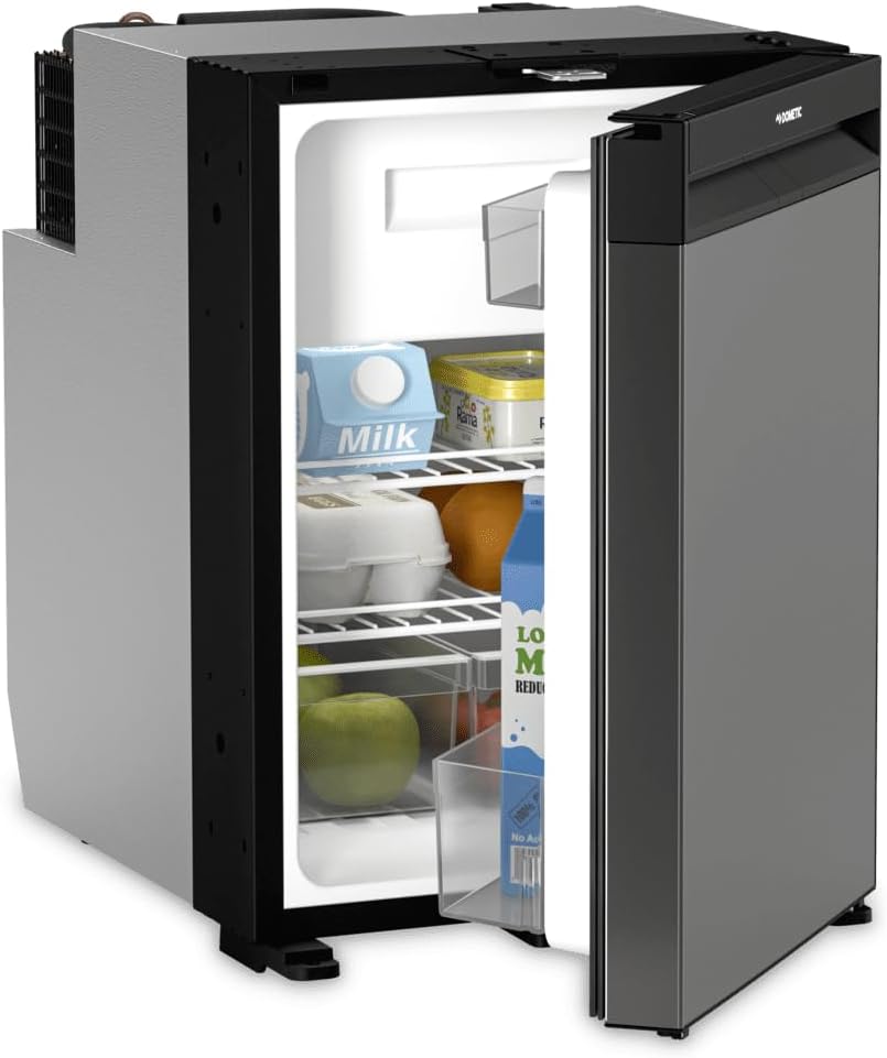 Dometic NRX 50C | Compressor Refrigerator | 44 L | Dark Silver Front | Easy To Use Control Panel