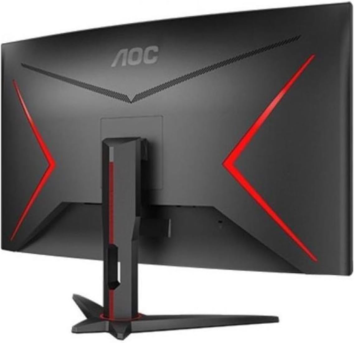 AOC C32G2 31.5' Curved Frameless Gaming Monitor FHD, 1500R Curved VA, 1ms, 165Hz, FreeSync, Height Adjustable, 3-Year Warranty