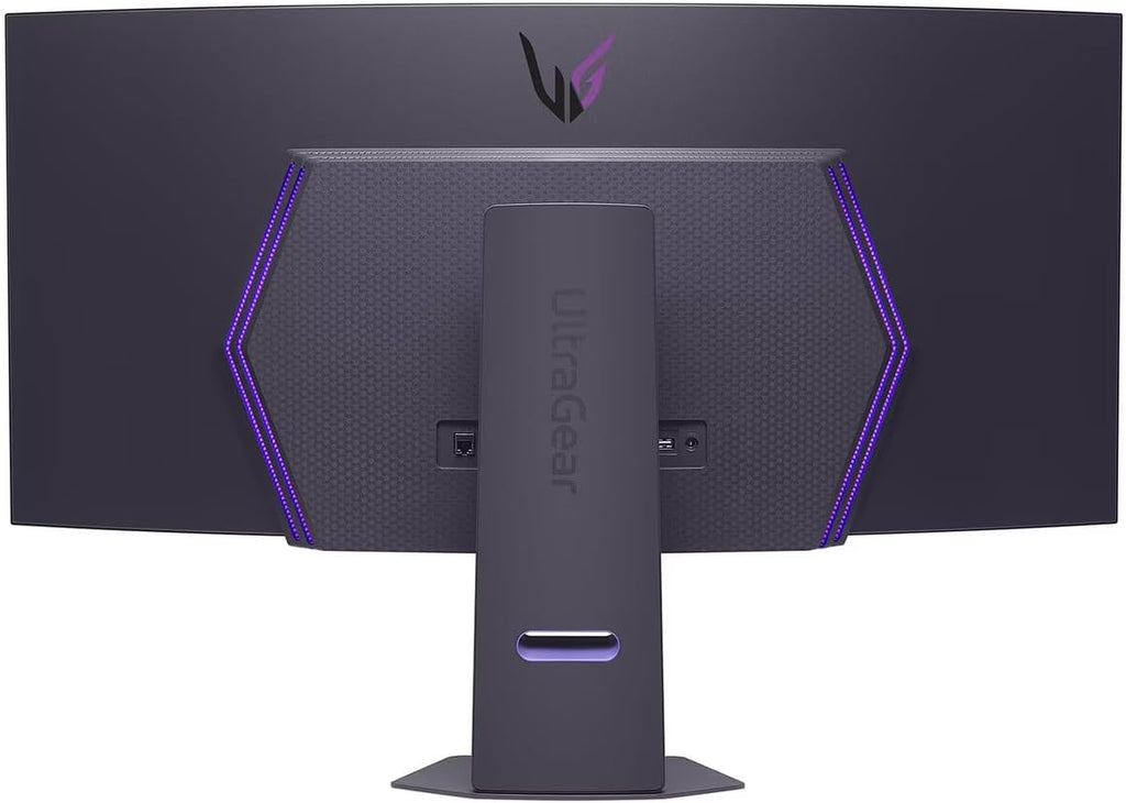 LG 45 Ultragear OLED Curved Gaming Monitor - 45' WQHD (3440x1440) OLED - 240Hz - 0.03ms GTG - 21:9-800R - AMD FreeSync Premium Pro - G-SYNC Compatible- DisplayHDR True Black 400 Wi-Fi w/ICP Hub