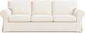 Ektorp Sofa Cover 3 Seat Replacement for IKEA Ektorp Sofa Cover, Ektorp Couch Cover, Ektorp Cover Only!(Daily Off White)